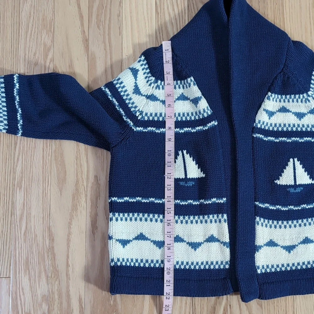 The Great Lodge Cardigan Sailboat 3 Large - Picture 9 of 12